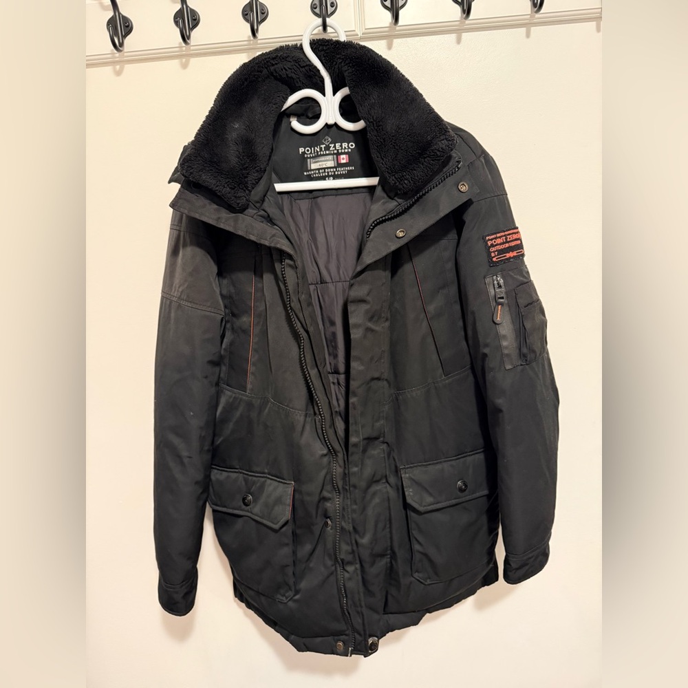 Point Zero Black Jacket with Red Accents